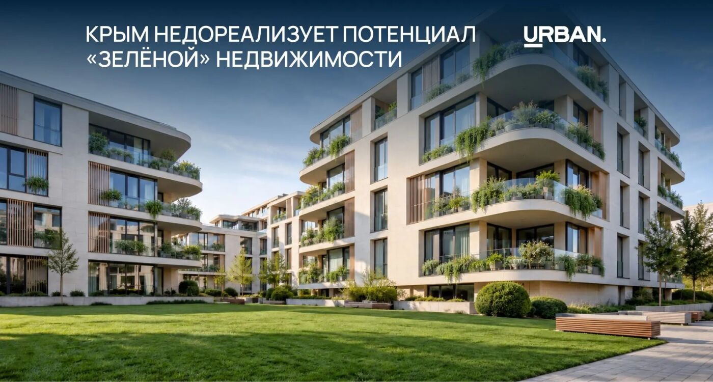 В Крыму лишь на треть реализован коммерческий потенциал «зеленой» недвижимости