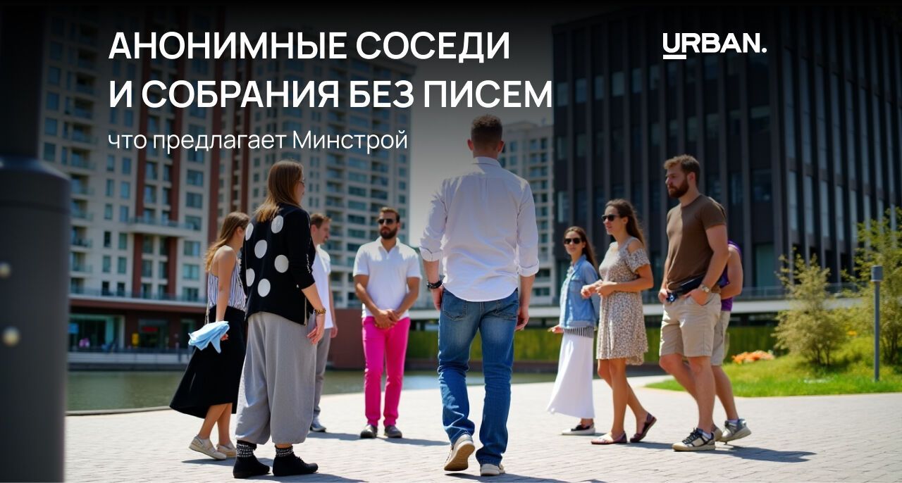 Анонимные соседи и собрания без писем: что предлагает Минстрой